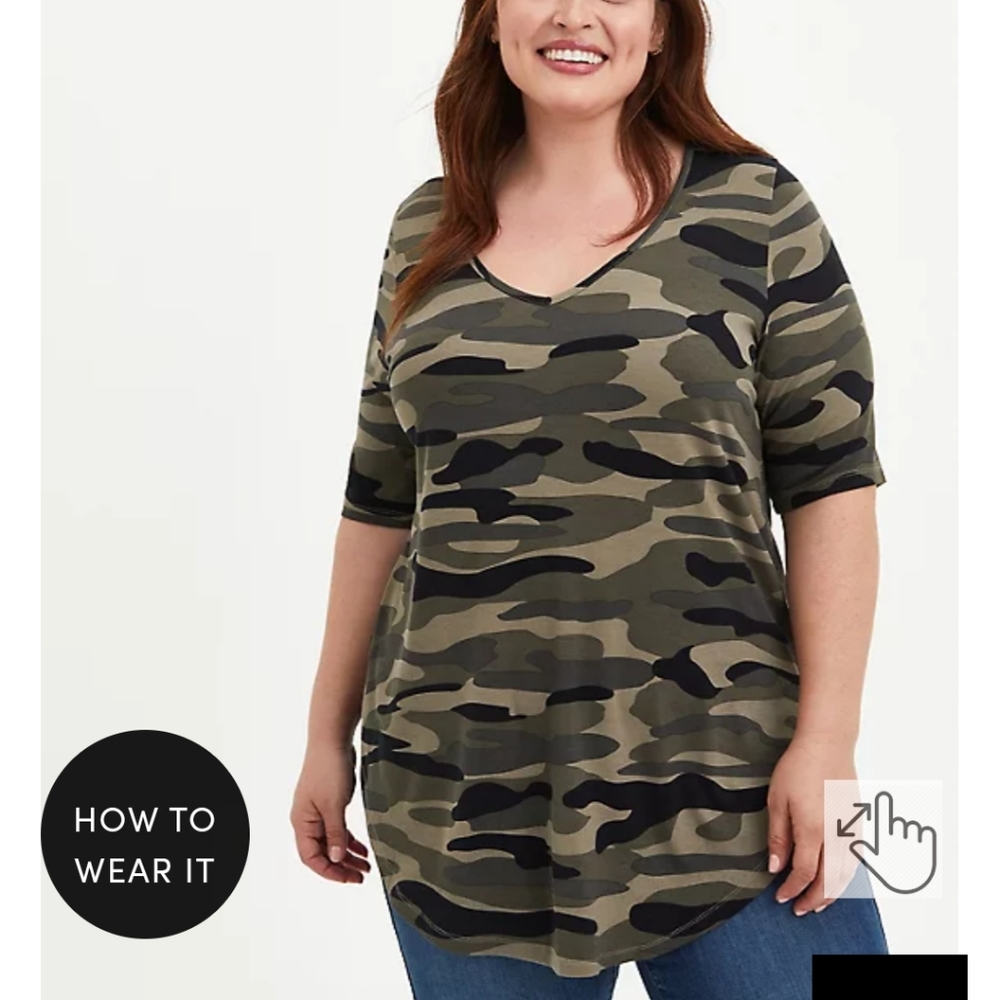 Favorite tunic - super soft camo
